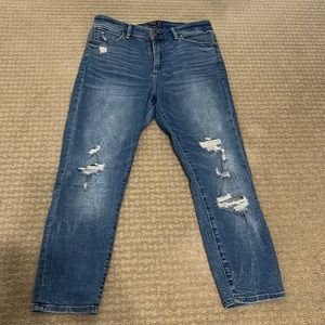 Abercrombie High Rise Ankle Jeans